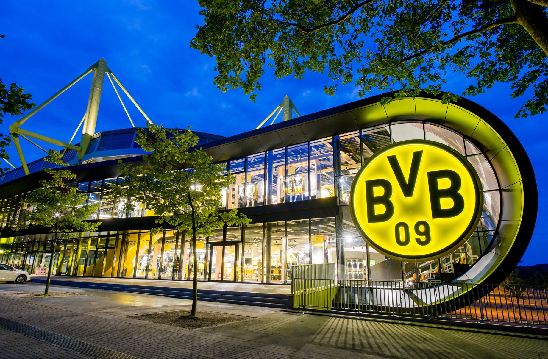 Körling Interiors Innenausbau BVB-FanWelt Dortmund Gebäudeansicht