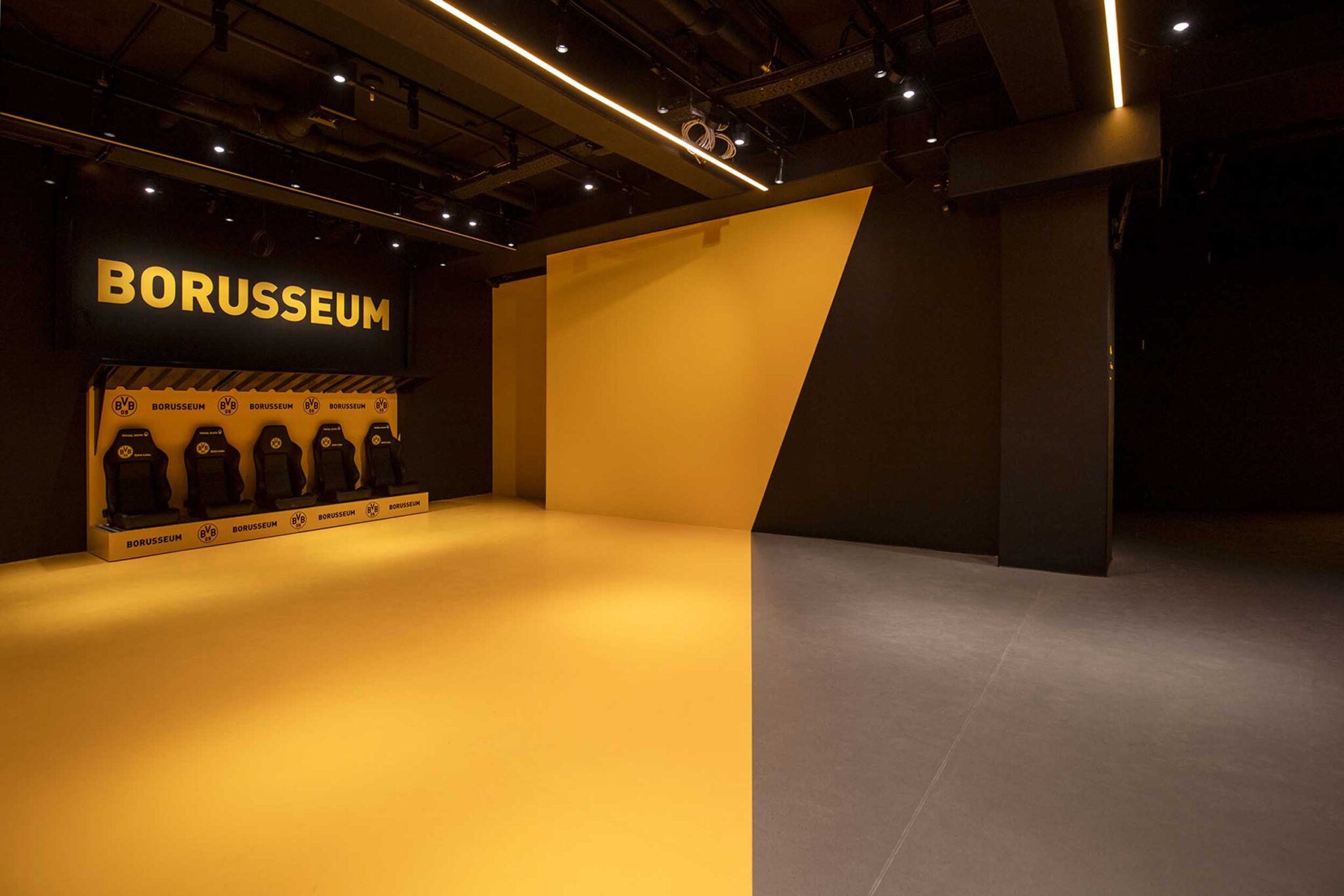 BVB Borusseum - Borussia Museum Dortmund Wall