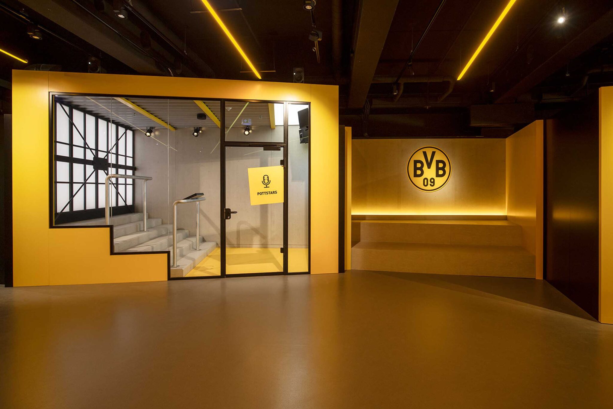 BVB Borusseum - Borussia Museum Dortmund Kabine