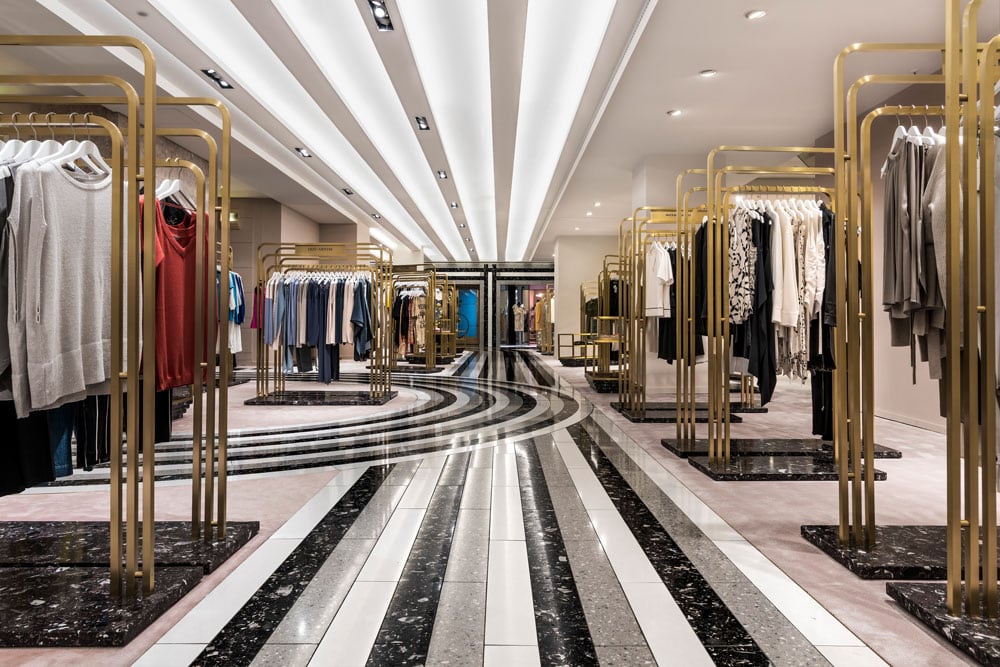 Ladenbau | Shop Fitting KaDeWe Berlin - Women's Designer Department 5 Ladenbau Körling Interiors: Shop Fitting im KaDeWe Berlin - Women's Designer Department Kleiderstangen